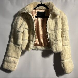Rocawear Cream Fur Jacket